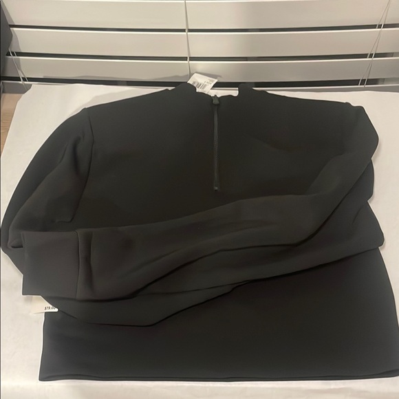 Good American Scuba Long Sleeve Mock Neck Top - Picture 3 of 5